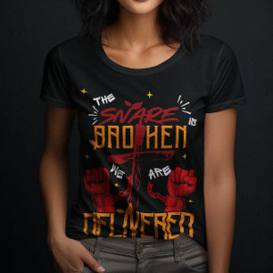 Jesus Heeft Me Vrijgemaakt Christelijke Spirituele T-shirt