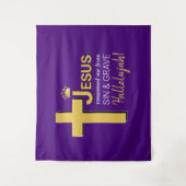 JESUS HEEFT MIJ VRIJGEKOCHT Pasen Wandkleed (Voorkant)