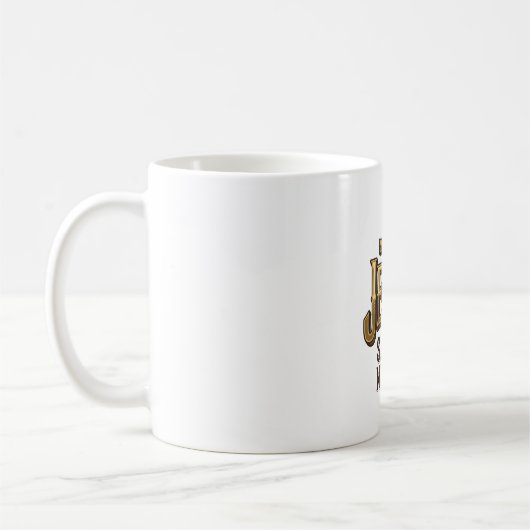 Jesus Heeft Mijn Leven Gered Kruis Vintage Koffiemok (Links)