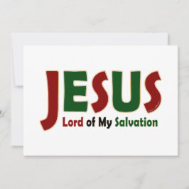 JESUS: Heer van de Zaligheid Kaart