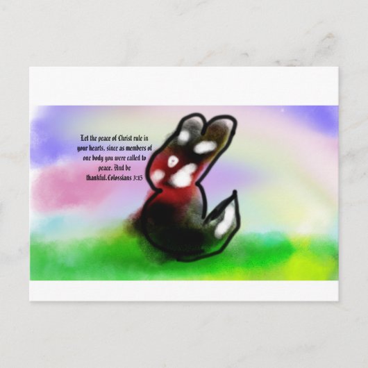 jesus heerst briefkaart (Voorkant)
