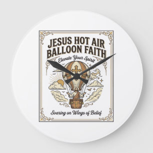 Jesus Heet Lucht Ballon Geloven Jesus Heet Lucht B Grote Klok