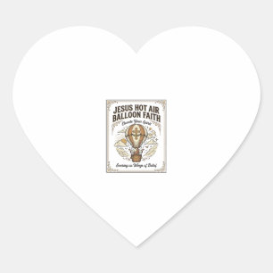 Jesus Heet Lucht Ballon Geloven Jesus Heet Lucht B Hart Sticker