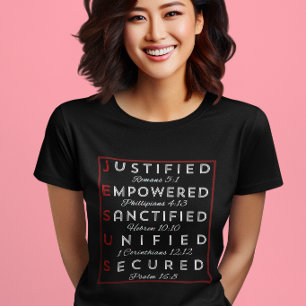 JESUS - Heilige Geest Spiritueel Bid Voor Vrouwen T-shirt