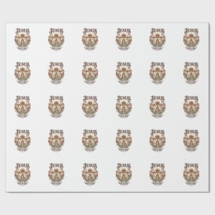Jesus Heraldiek Wapen Jezus Heraldiek Wapen Ar Cadeaupapier