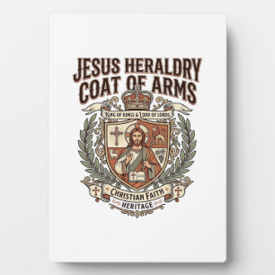 Jesus Heraldiek Wapen Jezus Heraldiek Wapen Ar Fotoplaat