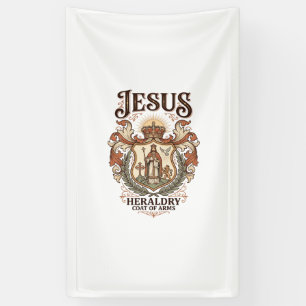 Jesus Heraldiek Wapen Jezus Heraldiek Wapen Ar Spandoek