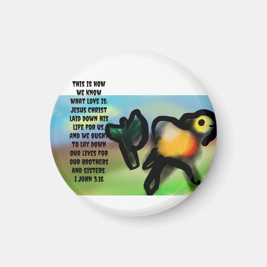 jesus here us  magneet (Voorkant)