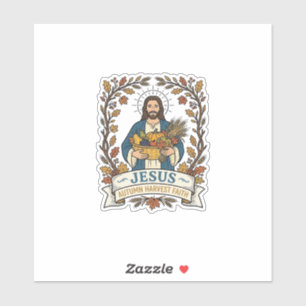 Jesús Herfst Oogst Geloof Jesús Herfst Oogst Ch Sticker