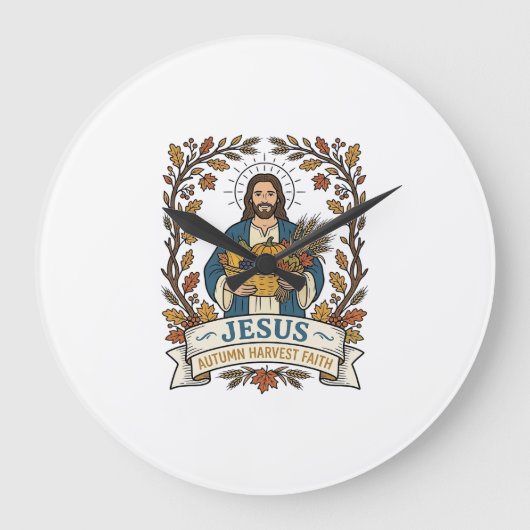 Jesus Herfst Oogst Geloof Jezus Herfst Oogst Ch Grote Klok (Voorkant)