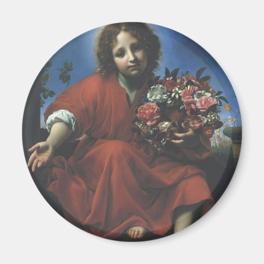 JESUS HET BLOEMENKIND MAGNEET (Voorkant)
