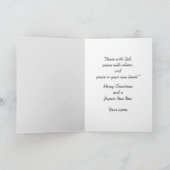 Jesus het Grootste Verhaal Kerst Wenskaart Kaart (Binnen)