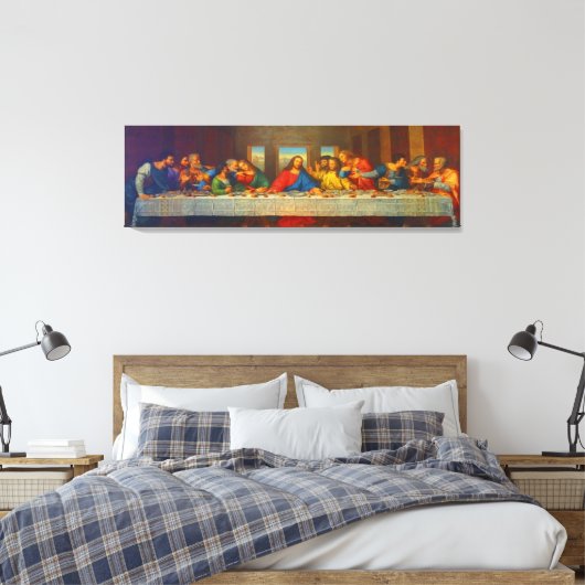 Jesus Het Laatste Avondmaal Canvas Afbeelding (Insitu (Slaapkamer))