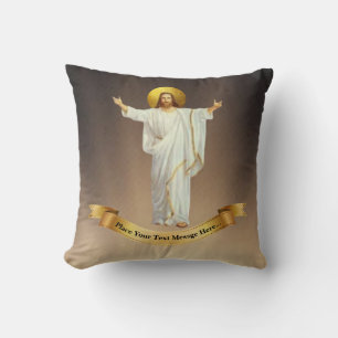 JESUS Het Onze Vader Gepersonaliseerd Cadeau Kussen