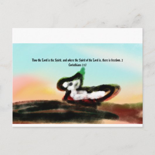 jésus hier briefkaart (Voorkant)