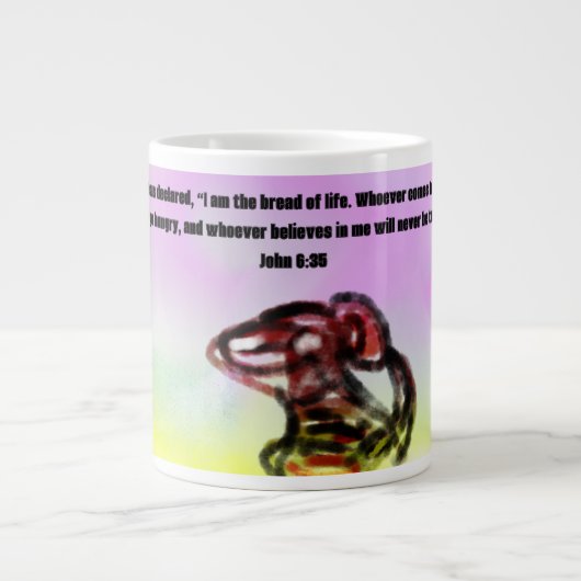 jésus hier  grote koffiekop (Voorkant)