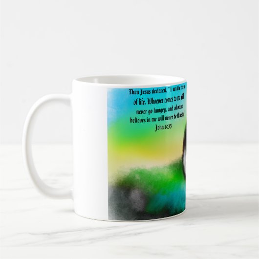 jésus hier  koffiemok (Links)
