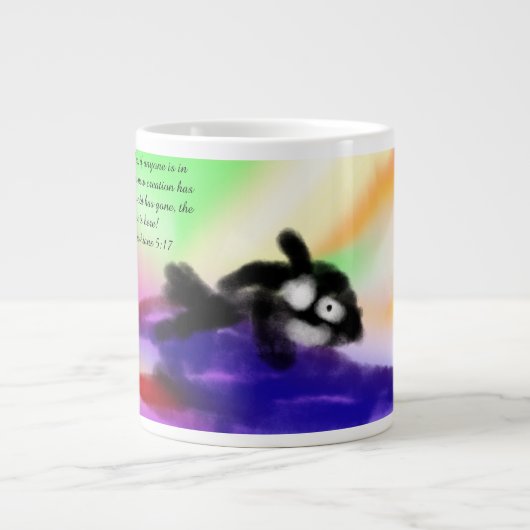 jesus hier nieuw grote koffiekop (Voorkant)