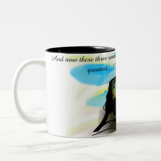 jésus hier tweekleurige koffiemok (Links)