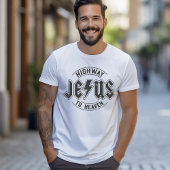 Jesus - Highway to Heaven mannen Christelijk T-shirt