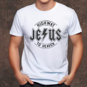 Jesus - Highway to Heaven mannen Christelijk T-shirt