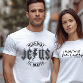 Jesus - Highway to Heaven mannen Christelijk T-shirt