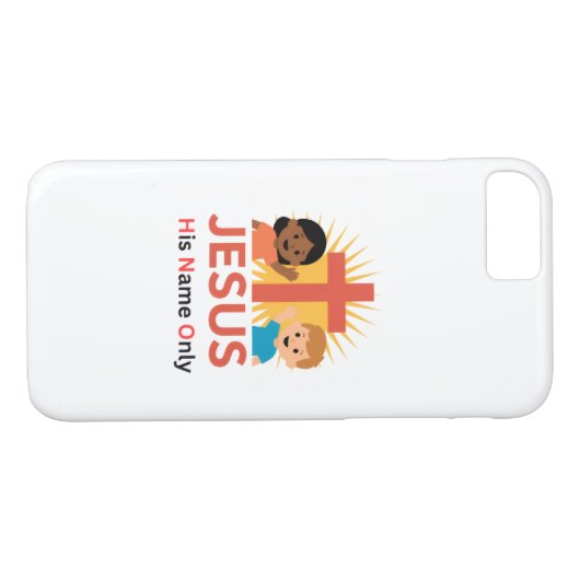 Jesus - His Name Only (New Logo) Case-Mate iPhone Case (Achterkant (Horizontaal))