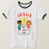 Jesus - His Name Only T-shirt (Design voorkant)