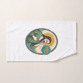 Jesus hoestend midden spraakbericht audiobericht s handdoek (Handdoek)