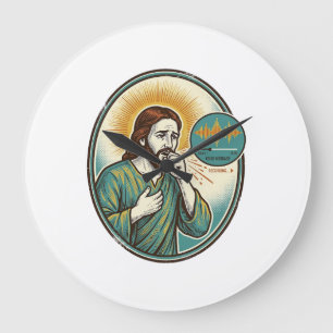 Jesus hoestend midden spraaknotitie audiobericht t grote klok