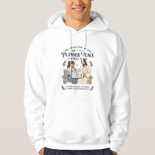 Jesus Homeschool Moeder Planner Shirt Gebaseerd op (Voorkant)