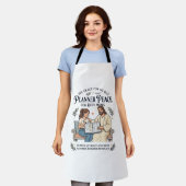 Jesus Homeschool Moeder Planner Shirt Gebaseerd op Schort (Gedragen)