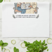 Jesus Homeschool Moeder Planner Shirt Gebaseerd op Theedoek (Gevouwen)