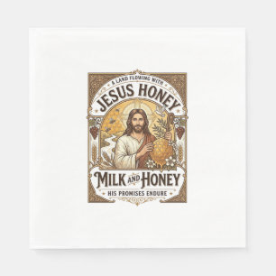 Jesus Honing Melk En Honing Jezus Honing Melk Honi Servet