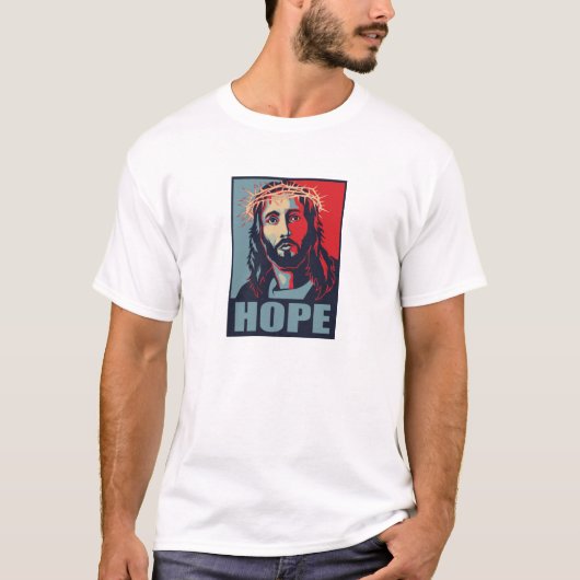 Jesus Hope T-Shirt, Pasen en Kerstmis T-shirt (Voorkant)