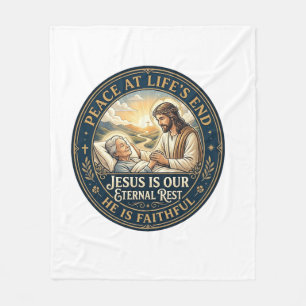 Jesus Hospice Eind Van Het Leven Comfort T-shirt C Fleece Deken