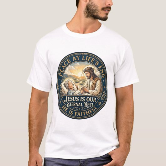 Jesus Hospice Eind Van Levenscomfort T-shirt Chris (Voorkant)