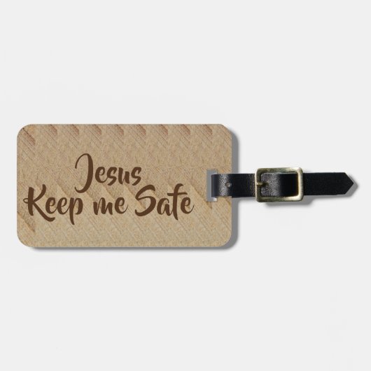 Jesus houd me veilig Bagagelabel (Voorkant horizontaal)