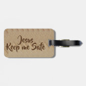 Jesus houd me veilig Bagagelabel (Achterkant horizontaal)