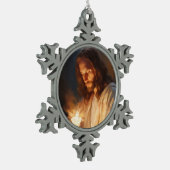 Jesus houdt kaars Ornament vast (Links)