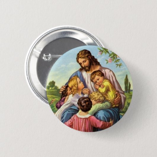 Jesus houdt van Button (Voorkant /achterkant)