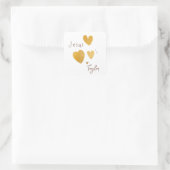 Jesus houdt van Custom Name Stickers & Labels (Tas)