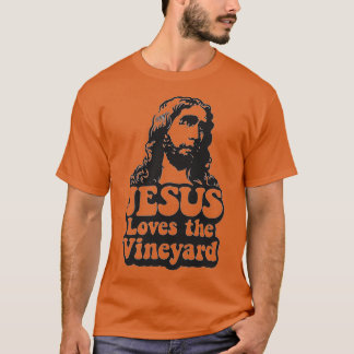 JESUS houdt van de wijnbouw T-shirt