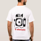 jesus houdt van hiphop met elementen op de rug  t-shirt (Achterkant)