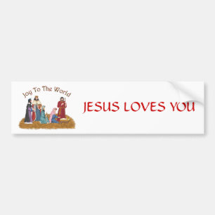 JESUS HOUDT VAN JE BUMPERSTICKER