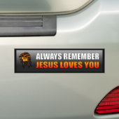 JESUS HOUDT VAN JE BUMPERSTICKER (Op auto)