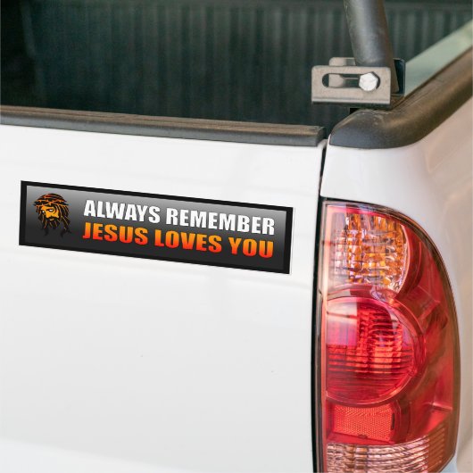 JESUS HOUDT VAN JE BUMPERSTICKER (Op Truck)