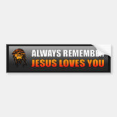 JESUS HOUDT VAN JE BUMPERSTICKER (Voorkant)