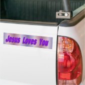 jesus houdt van je bumpersticker (Op Truck)