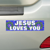 JESUS HOUDT VAN JE BUMPERSTICKER (Op auto)